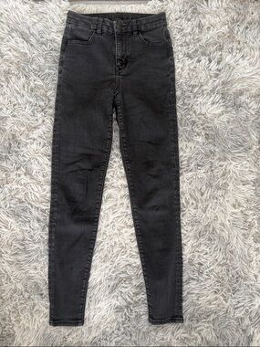 American Eagle Outfitters Black High-Rise Skinny Jeans